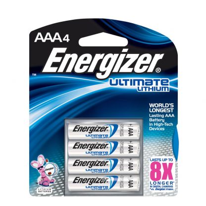 Energizer Ultimate Lithium AAA/E92  FSB4  4pk